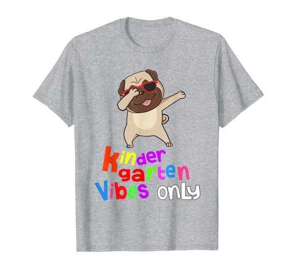 

back to school shirts kindergarten dabbing pug dog 1st day t-shirt, White;black