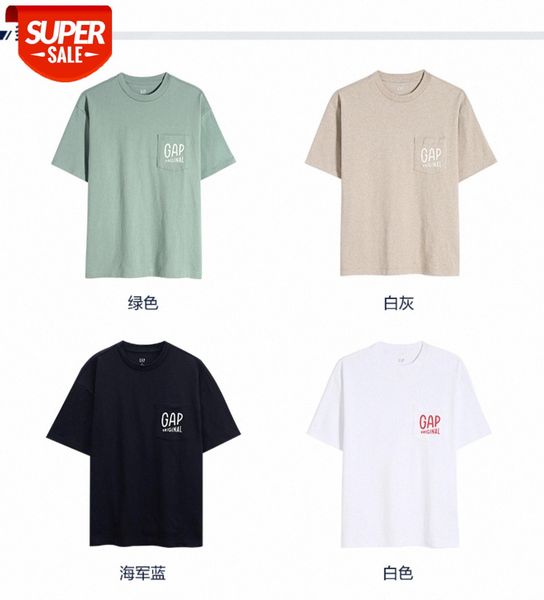 

amway casual all-match gxp pocket couple short-sleeved t-shirt #2e61, White;black