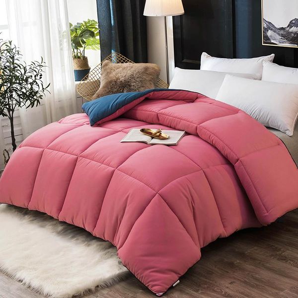 

comforters & sets winter blankets very warm comforter 200*230cm home bedding freshness style thicken duvet 100% washed cotton soft quilts
