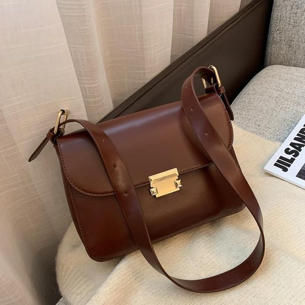 

french style women's bag 2021 women shoulder underarm retro crossbody small square bags