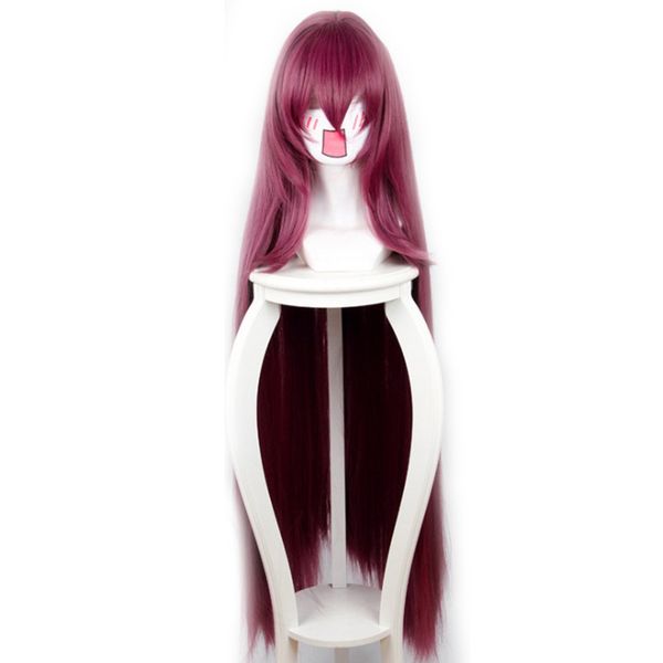 

scathach wig fate grand order cosplay wig synthetic heat resistant hair women anime fate grand order role play hairpiece, Black