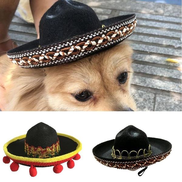 

dog apparel et hat multicolor cat mexican pet useful and practical