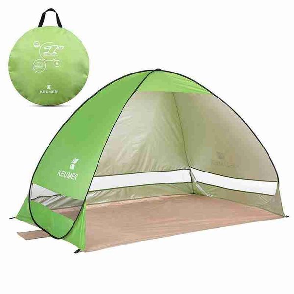 

portable 1 - 2 person tent building-quick automatic opening outdoor picnic camping fishing sunshade waterproof tents and shelters