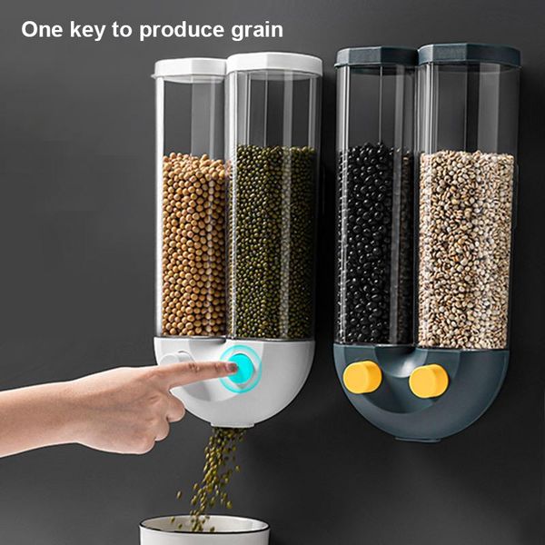 

storage bottles & jars plastic grain box sealed moisture-proof anti-flying insects household kitchen organizer accessories