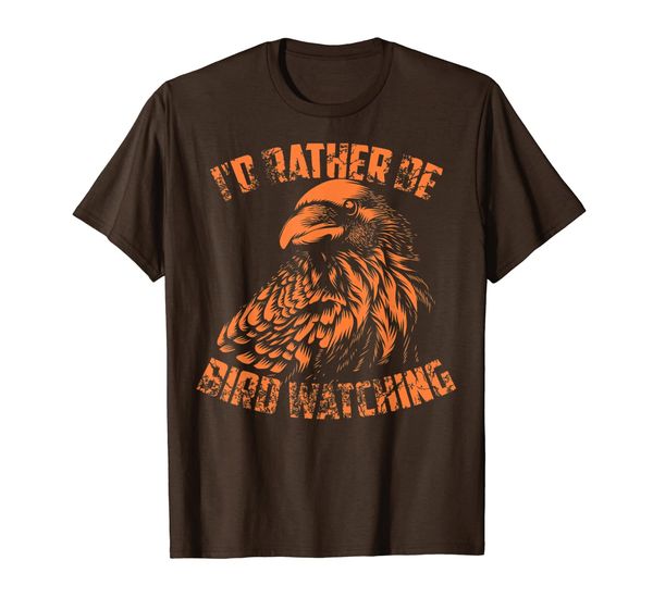 

I'd Rather Be Bird Watching | Cute Nerd Bird Gift T-Shirt, Mainly pictures