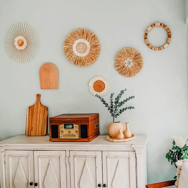 

decorative objects & figurines porch decor straw wooden contracted nordic national wind restoring ancient ways living room between example w