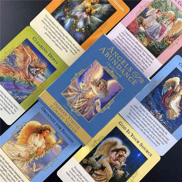 

hay house angels of abundance oracle cards tarot card with english guidebook friend family party toys board game card dixit