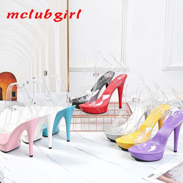 

dress shoes mclubgirl model high heels thin black waterproof platform 13cm hentian super sandals female lfd