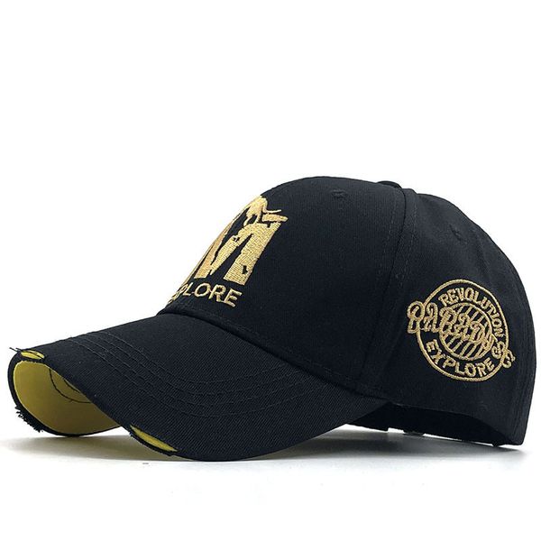 

ball cap men's and women's autumn winter outdoor leisure sports hat korean embroidery trend baseball, Blue;gray