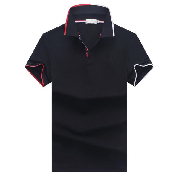 

fashion summber designers men polo shirt t shirts letter embroidery polos casual cotton tee for man, White;black