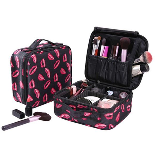 

cosmetic bags & cases women's large capacity wash and beauty bag professional hand-held case family organizer zipper storage