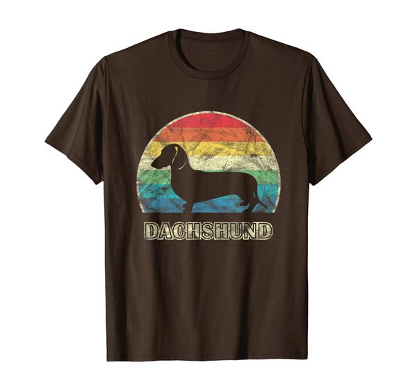 

Smooth Dachshund Vintage Style Dog T-Shirt, Mainly pictures