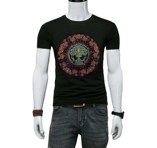 

black white tee hip hop design man organic cotton shirt men's t-shirts street wear, White;black