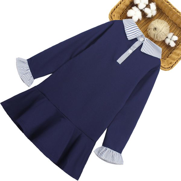 

girl dresses floral pattern girl child dress striped party dress child patchwork clothes girl 6 8 10 12 14, Red;yellow