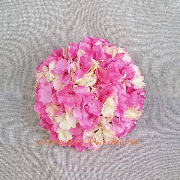 

15cm/18cm/23cm/28cm wedding decorations artificial hydrangae silk flower ball decorative hanging pink1