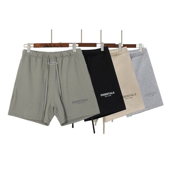 

2021fog summer new fog essentials high street loose reflective sports pants men's and women's casual shorts, White;black