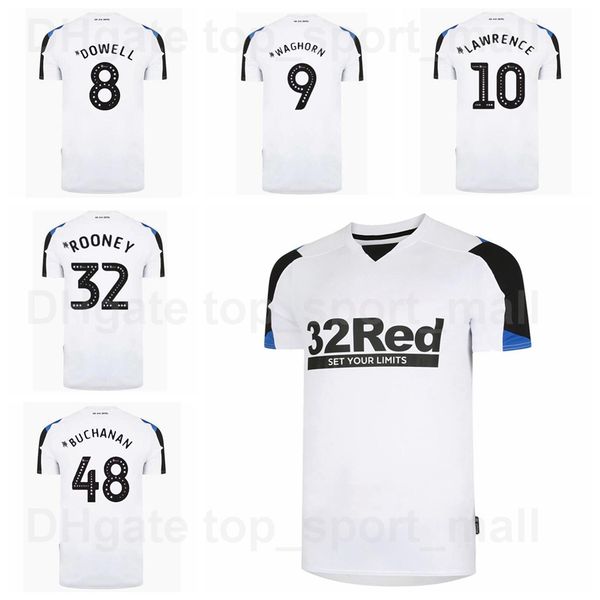 

2021 2022 derby county soccer jersey 13 kazim-richards 9 waghorn 4 shinnie 10 lawrence 38 knight 5 bielik 7 jozwiak byrne sibley forsyth buc, Black;yellow