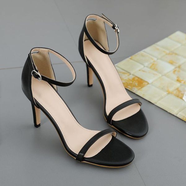 

sandals closed heel comfort shoes for women suit female beige large size black high fashion stiletto girls big fretwork pu casua