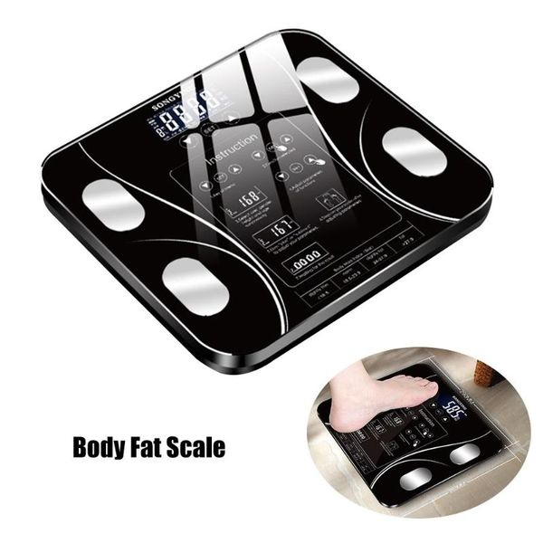 

smart scales body fat intelligent electronic weight scale digital bmi water mass health composition analyzer monitor