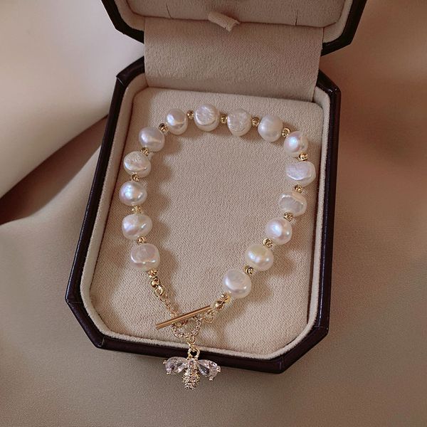 

xianlan264 pearl bracelet ins small girl girlfriends contracted the design series of senior feeling opal cold wind hand act the ro, Silver