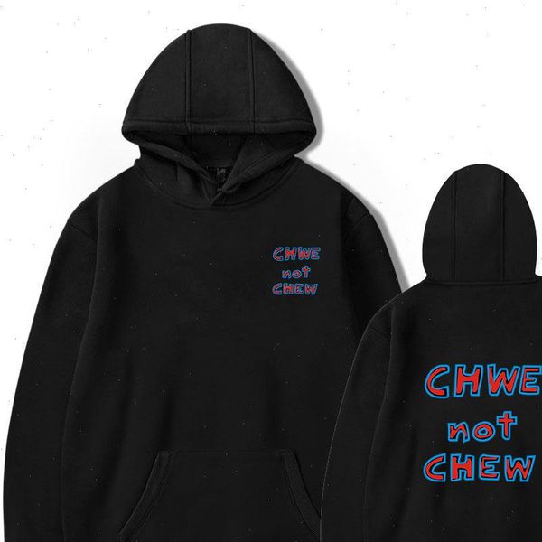 

seventeen women sweatshirt 17 chwe not chew hoodies men autumn winter long sleeve hoodie fashion plus size jacket coat clothes, Black
