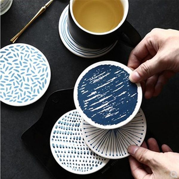 

table runner diatomite japanese creative absorbent non-slip household decoration accessories office coffee mat