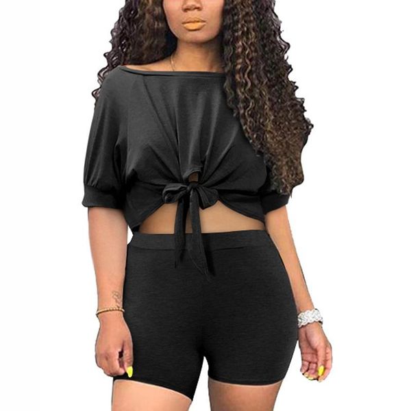 

gym clothing xme shorts set women 2 pieces tracksuit casual basic biker fitness sportswear drawstring outfit streetwear, White;black