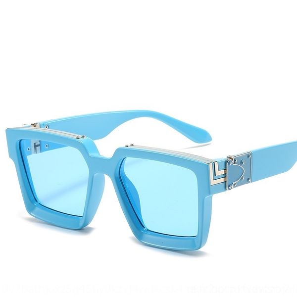 

LaI punkcycling big frame eyeglass net red street outdoor 86229 punkbig frame net red glasses street sun sunglasses 86229, White;black