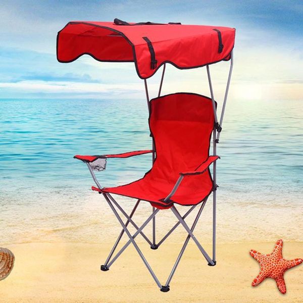 

outdoor pads camping awning folding beach chair for fishing carry umbrella lounge