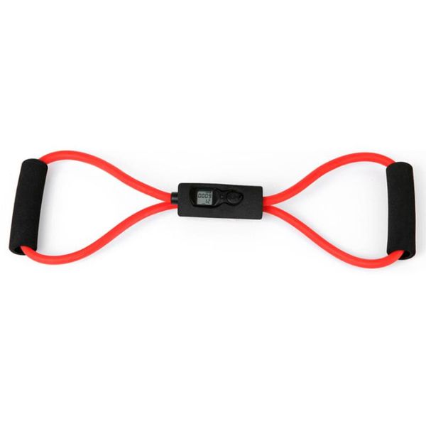 

resistance bands digital calorie counter chest expander latex band with lcd screen and step for yoga fintess