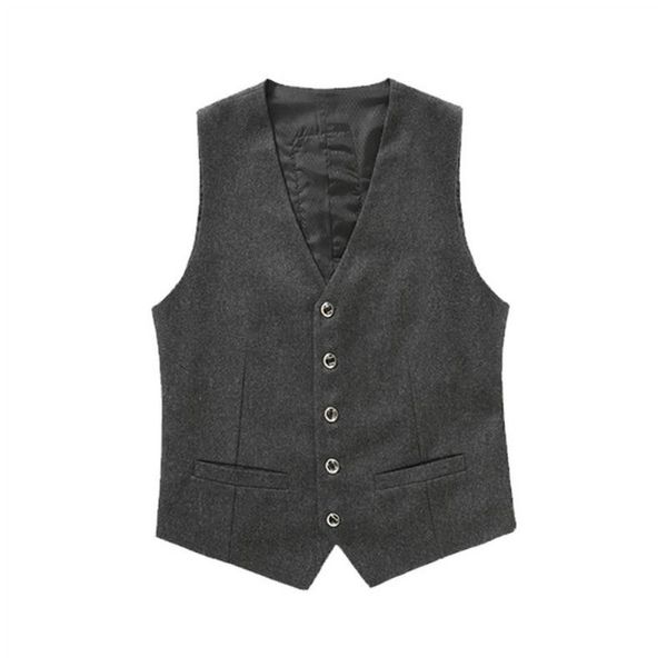 

men's vests sell fashionable heating vest england style formal match suits waistcoat, Black;white