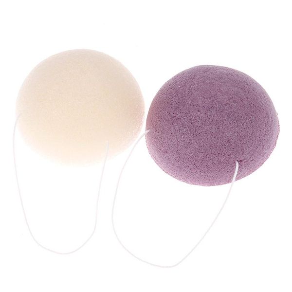 

sponges, applicators & cotton puff natural cleanse exfoliator face cleaning sponge round shape konjac washing facial tool clean