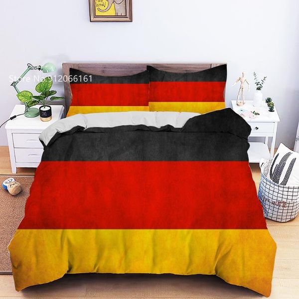 

bedding sets national flag set colorful sign bed cover single double king quilt for bedroom bedspread 2/3 pieces