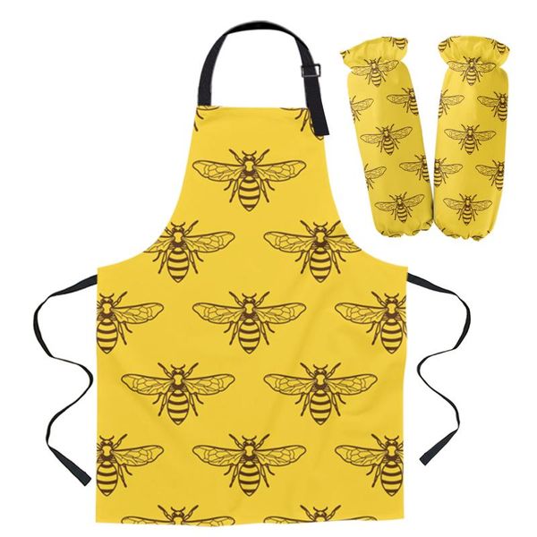 

aprons animal bee wings apron kitchen baking accessories bib for cooking cuff kit woman