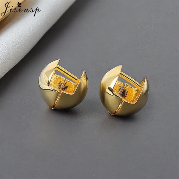 

trendy round ball geometric earring textured gold earrings for women hip hop small basket huggie earing statement jewelry men hoop, Golden;silver