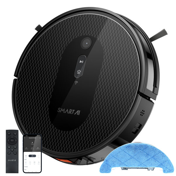

vacuum cleaners smartai 33v max robot cleaner, visual navigation, breakpoint cleaning, mop map management, home cleaning