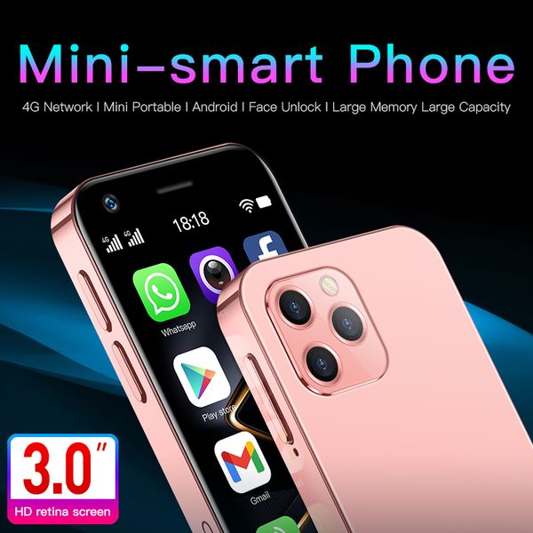 

mini cell phones smartphone soyes s12 android8.1 3gb ram 64gb rom small dual sim original 4g lte cellphone cdma wcdma fdd tdd moviles volte