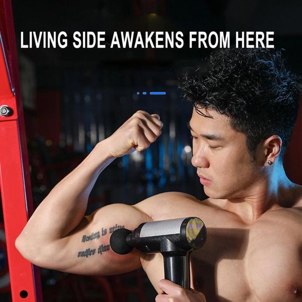 

massage gun lcd electric fascial muscle tools fitness mute vibration relaxant relaxation instrument