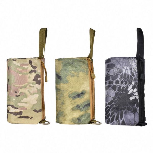 

outdoor bags 600d oxford tactical pack camouflage waist bag portable hanging sundries campass whistle pouch belt fitness travel fanny