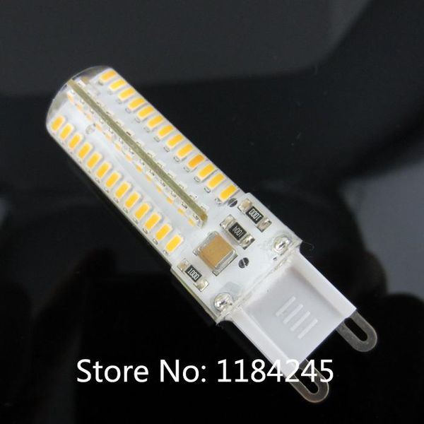 

bulbs one pcs super bright white warm white/cold 360degree 220v 110v 104 smd 3014 g9 led 9w bulb