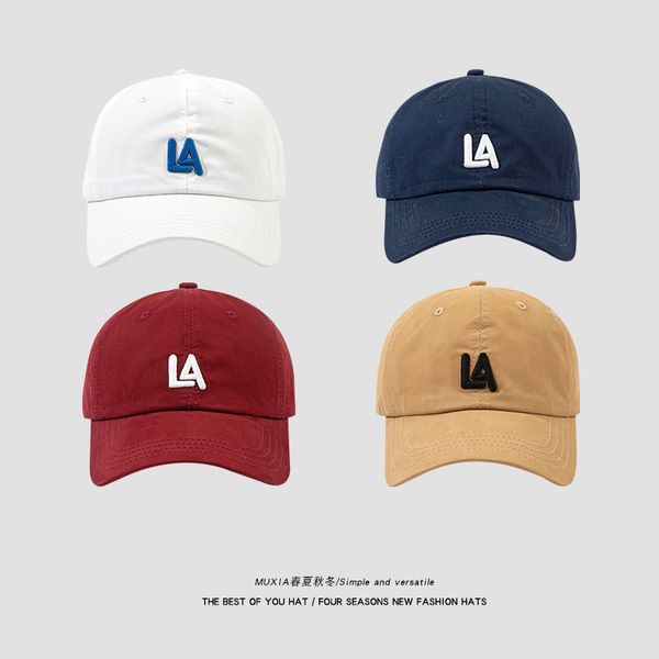 

summer girl duck tongue hat show face spring autumn baseball cap men's fashion embroidery, Blue;gray