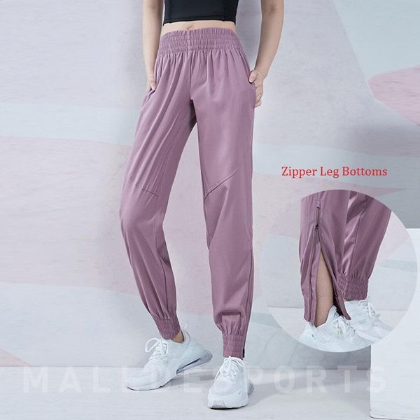 

running pants vansydical solid slacks womens loose training trousers gym workout sweatpants female zipper jogger sports, Black;blue