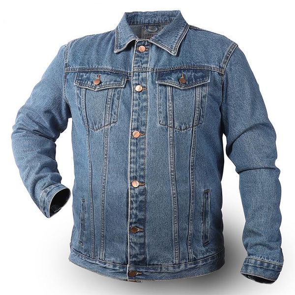 

men's jackets 2021 fashion plus size light blue denim trucker jacket outwear oversized jean, Black;brown