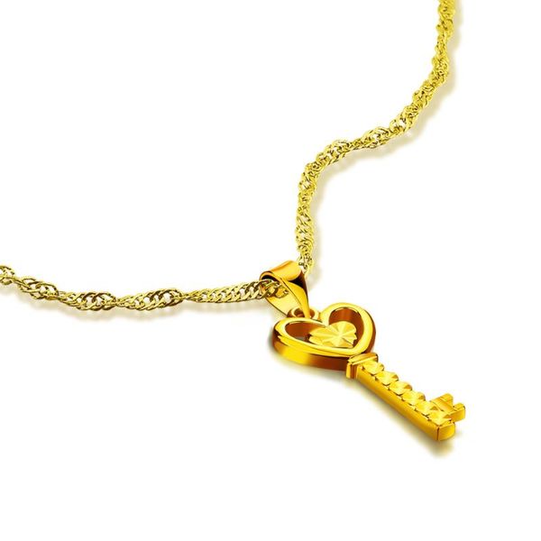 

woman 925 silver choker key pendant necklace jewelry for women wedding clasp wholesale 2021 trend chains