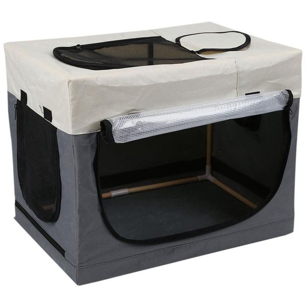 

dog apparel pet hair drying box, portable box folding cage travel bag for cats dogs
