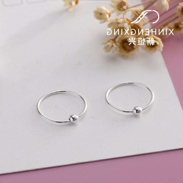 

earrings hengxing e0158 s925 tremella bone nail feminine design korean simple ear buckle earrings, Golden