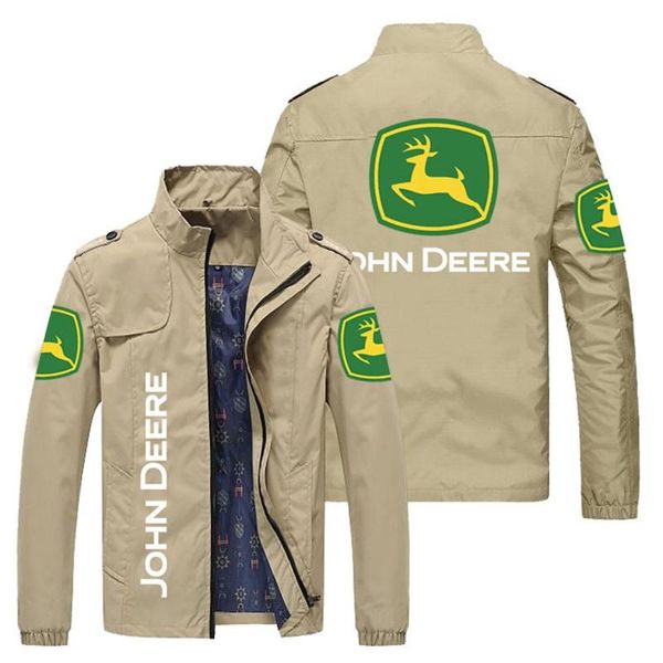 

men's jackets printed jacket 2021 spring and autumn side seam pocket outside stand collar casual straight hem youth, Black;brown