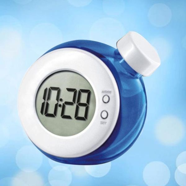

wall clocks water energy clock led display jar battery include(blue)