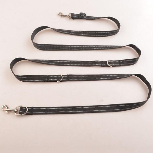 

dog collars & leashes multifunction one drag two small and medium traction rope leash every day use training walking chain lead