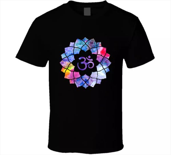

ornamental lotus tee tattoo spiritual symbol vector magical alchemy t shirt new, White;black